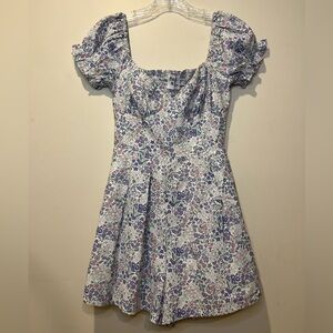 Princess Polly Floral Puff Sleeve Women’s XS Romper